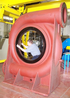 Sea Solar Power OTEC turbine scroll